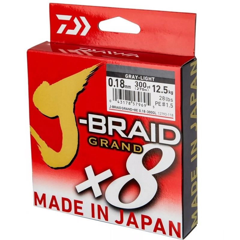 Plecionka Daiwa J-braid Grand X8 135m / 0,20mm Plecionka Daiwa J-braid Grand X8 135m / 0,20mm