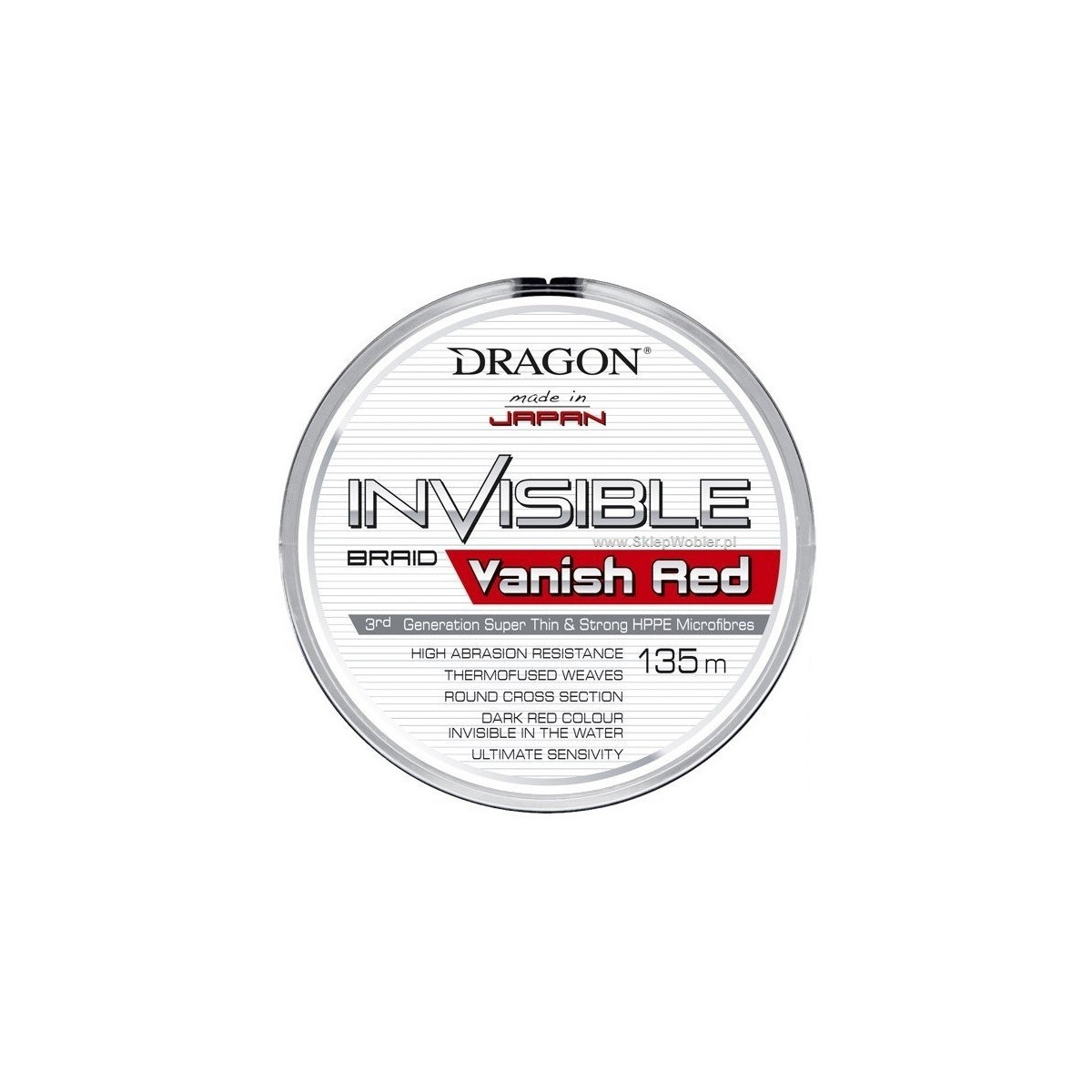 plecionka-invisible-vanish-red-dragon