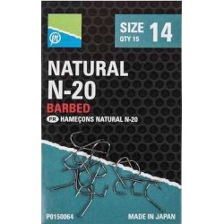 Haczyki Natural N-20