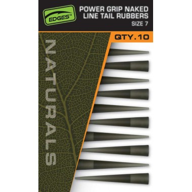 Nasadki antysplątaniowe EDGES Naturals Power Grip Naked Line Tail Rubbers FOX