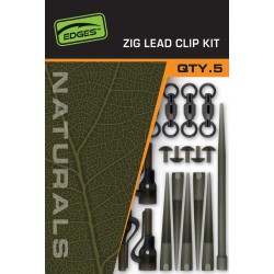 Zestaw EDGES Naturals Zig Lead Clip Kit