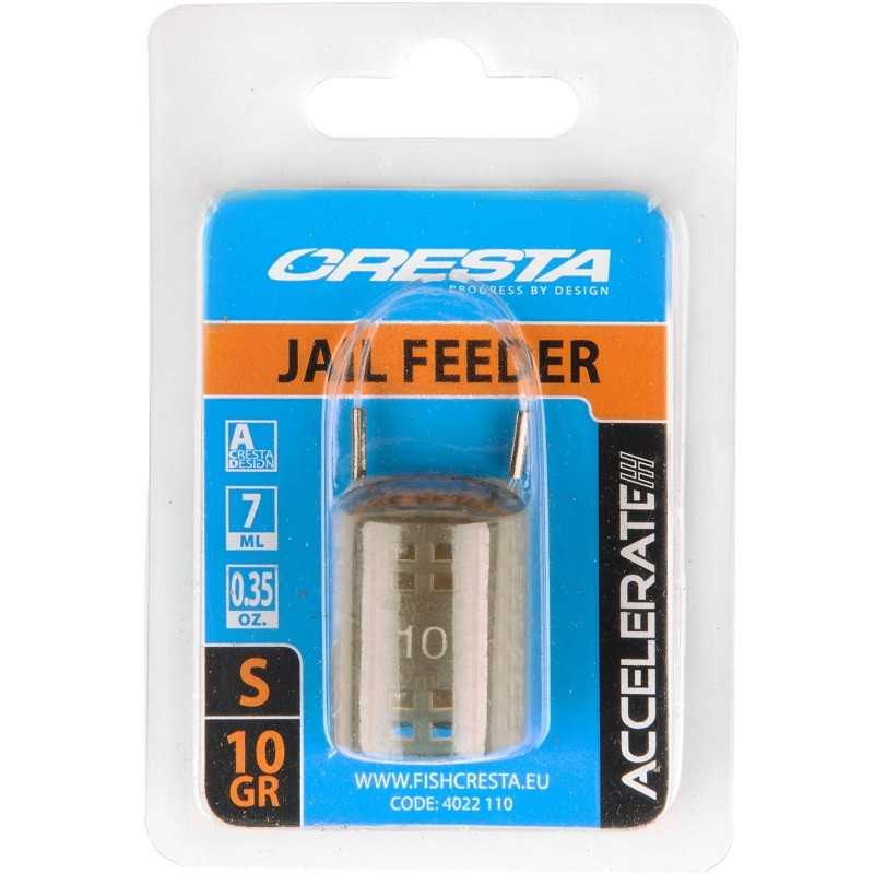 Koszyczek zanętowy Cresta Accelerate Jail Feeders 40g / roz. L Koszyczek zanętowy Cresta Accelerate Jail Feeders 40g / roz. L