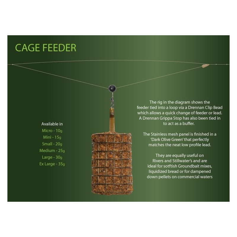 Koszyk zanętowy Drennan Oval CAGE Feeders 20g