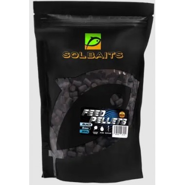 Pellet zanętowy Feed Pellets Black Premium Solbaits