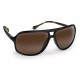 FOX Okulary polaryzacyjne AV8 Black & Camo Sunglasses – Brown Lense