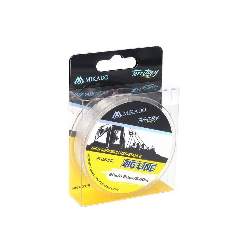 Żyłka Mikado Territory Zig Line 60m / 0,28mm Żyłka Mikado Territory Zig Line 60m / 0,28mm
