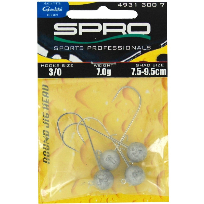 Główka jigowa Spro Round Jighead 22 hak 2 / 5g / 4szt. Główka jigowa Spro Round Jighead 22 hak 2 / 5g / 4szt.