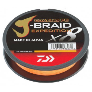 Plecionka J-Braid Expedition X8E Smash Orange Daiwa