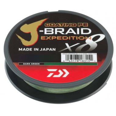 Plecionka J-Braid Expedition X8E Dark Green Daiwa