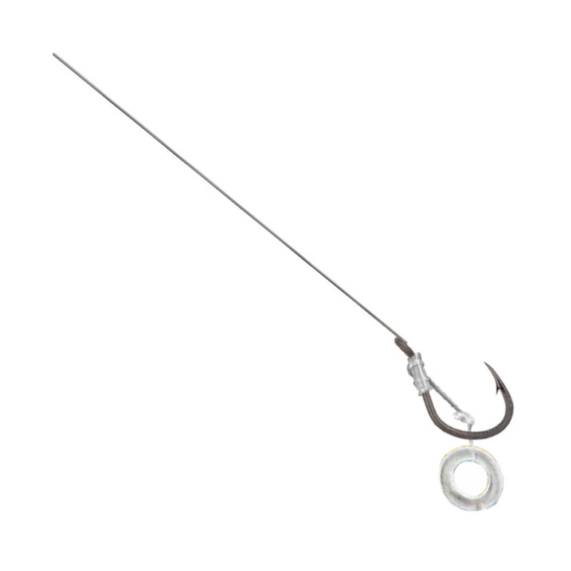 Przypon Traper z haczykiem Method Feeder Classic Ring z zadziorem hak 10 Przypon Traper z haczykiem Method Feeder Classic Ring z zadziorem hak 10