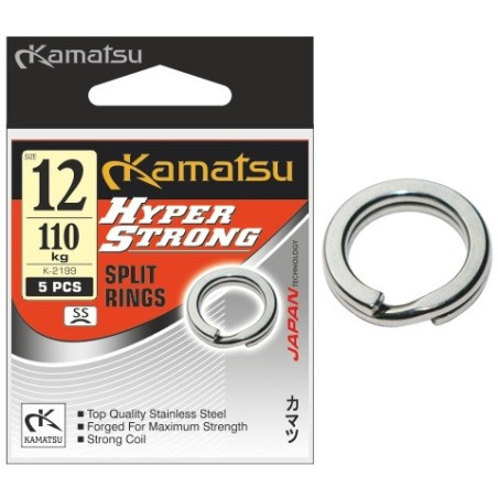 Kółka łącznikowe Kamatsu Hyper Strong SS roz. 4 mm