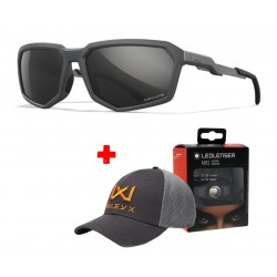 Okulary Recon Captivate Polarized Black Mirror Grey Matte Black Frame