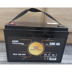 Akumulator AGM 12V 100Ah Super Energy