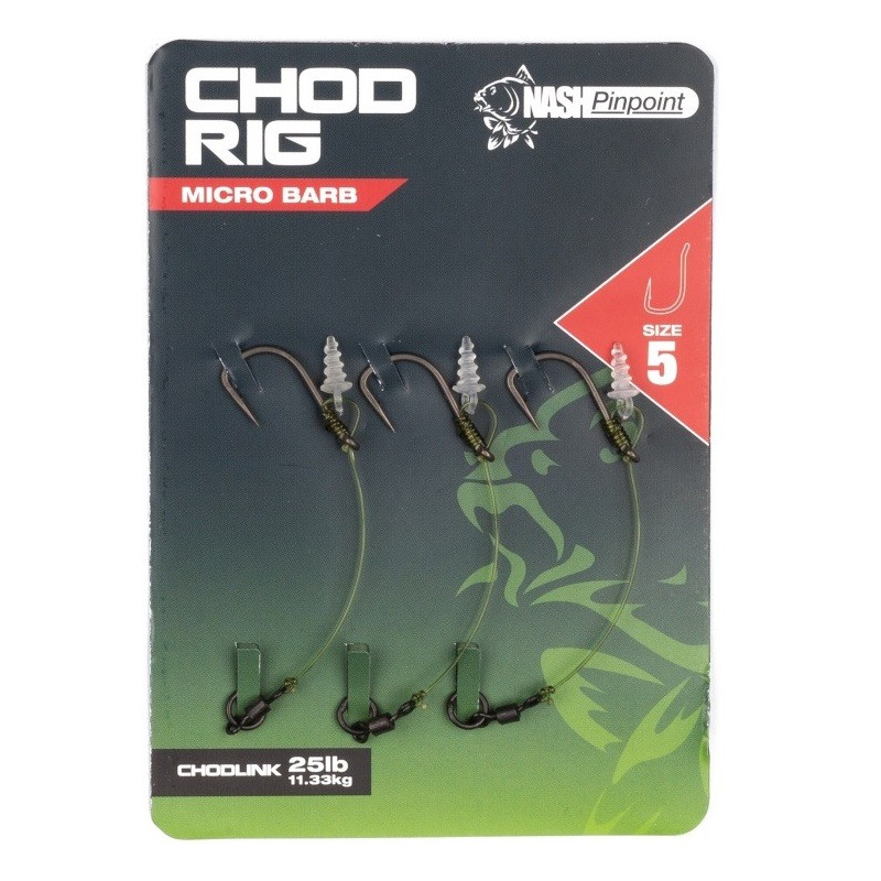 Haczyk NASH z przyponem Chod Rig hak 7