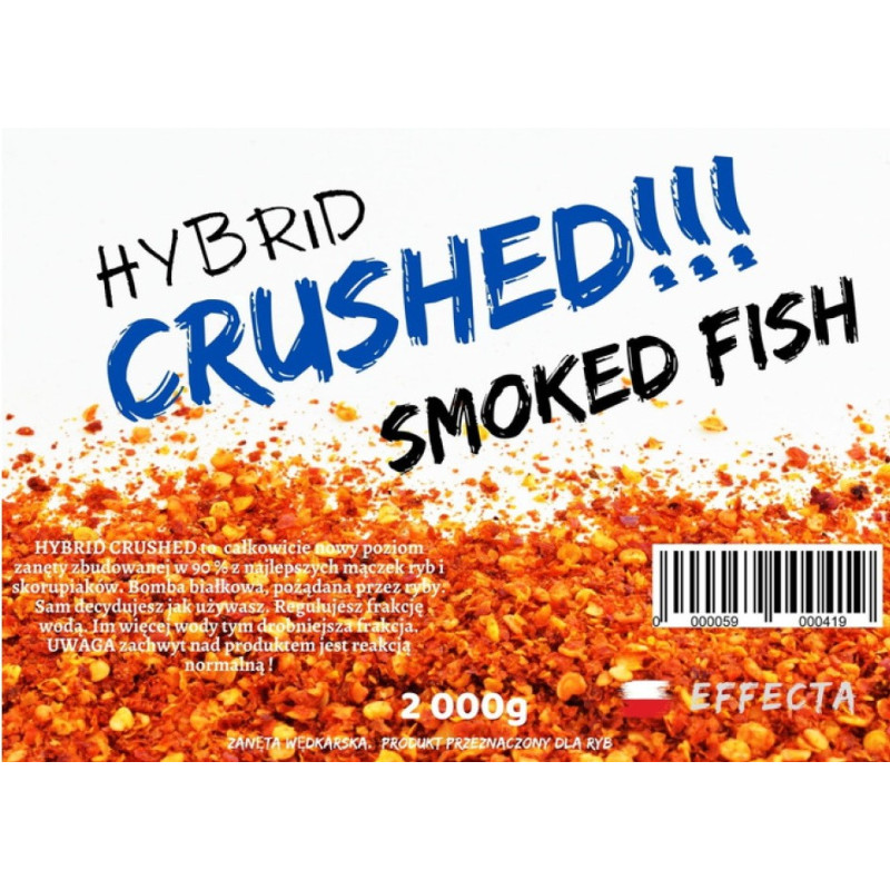 Zanęta Effecta Hybrid Crushed 2kg / wędzona ryba