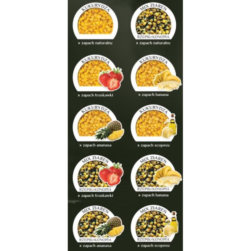 Zanęta Carp Old School wędkarska - mix ziaren 1kg / Ananas Zanęta Carp Old School wędkarska - mix ziaren 1kg / Ananas