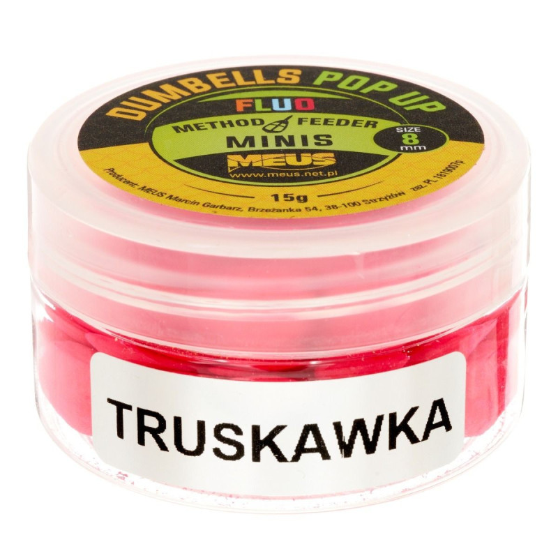 Kulki Meus Dumbells Fluo Pop Up MINIS 15g / 8mm Kulki Meus Dumbells Fluo Pop Up MINIS 15g / 8mm