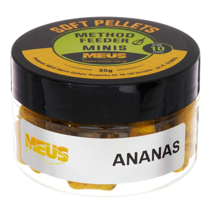Soft Pellets Meus MINIS 35g, 10mm - ananas