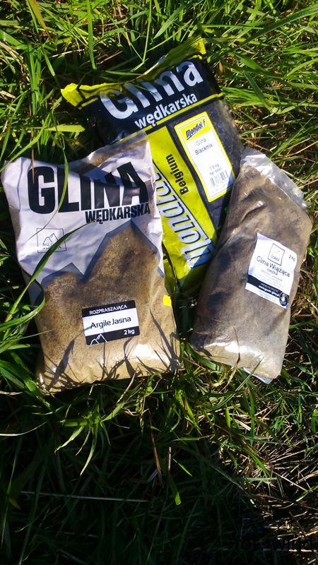 Gliny i ziemia w zanęcie
